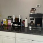 photo of coffee station on countertop